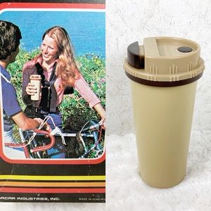 Vintage Acar Auto Beverage Dispenser travel cup in box retro